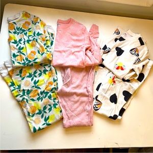 Old Navy Unisex Snug Fit Long John Pajama Lot 3 Sets Size XL 12